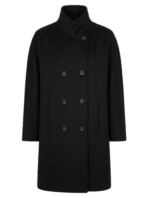 Cappotto trequarti nero ALBERTO BIANI | OO810W0003990